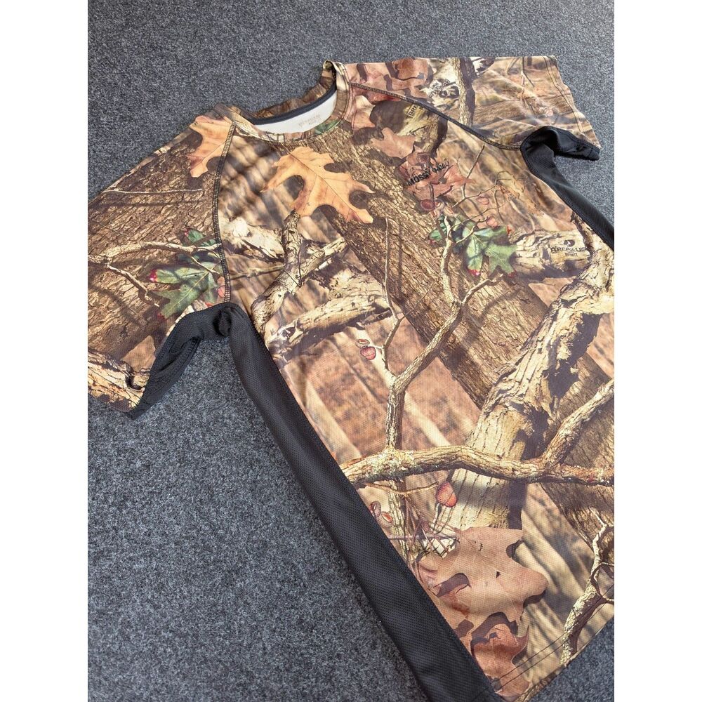 Mossy Oak Break-Up Infinity Shirt Men's Medium Camo Hunting Performance Mesh